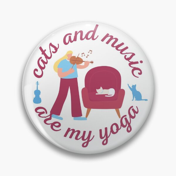 Item preview, Cat and Music are my Yoga designed and sold by Schka.