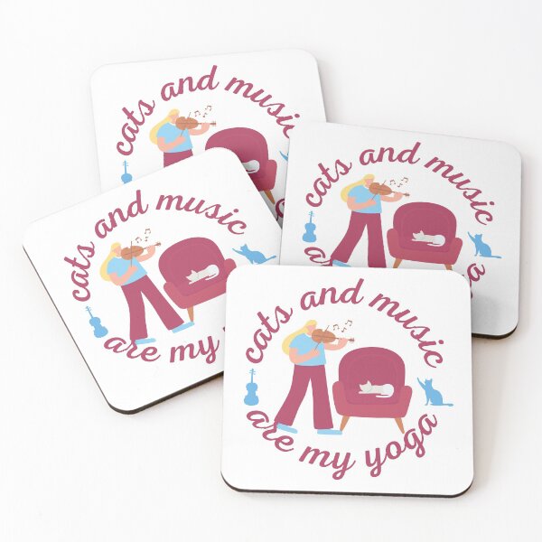 Item preview, Cat and Music are my Yoga designed and sold by Schka.