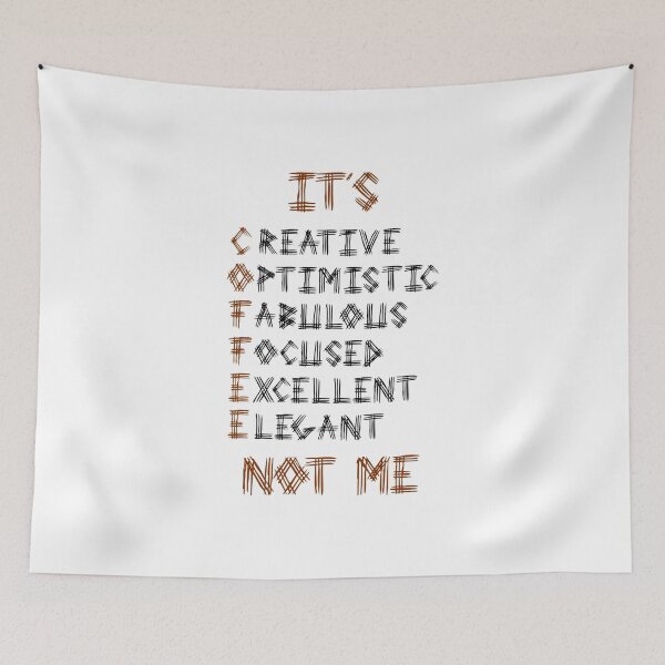 Item preview, COFFEE Not Me  designed and sold by kerimeart.
