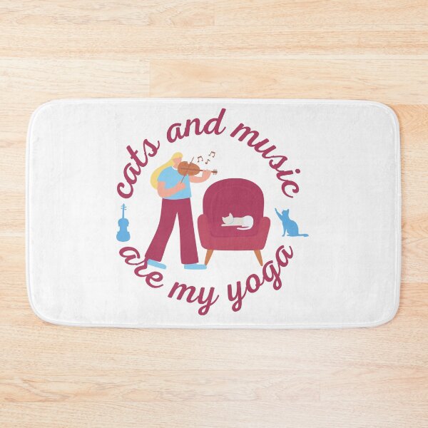 Item preview, Cat and Music are my Yoga designed and sold by Schka.