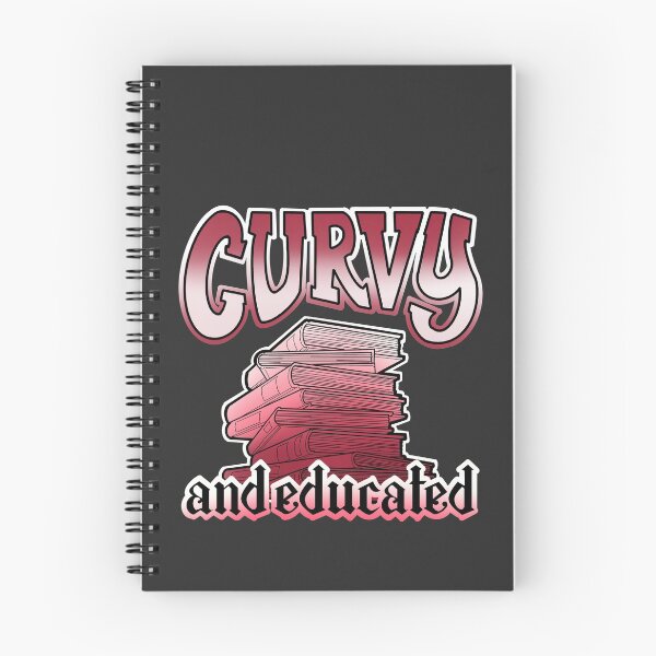 Item preview, Curvy and educated, stack of books red designed and sold by weilertsen.