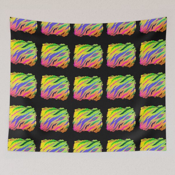 Item preview, rainbow animal skin print designed and sold by Delicarte.