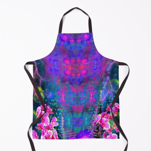 Item preview, Witch Passion Brew (Visionary Flowers Fractals Creepy Dark Purple Art) designed and sold by Discordant Dreams Art.