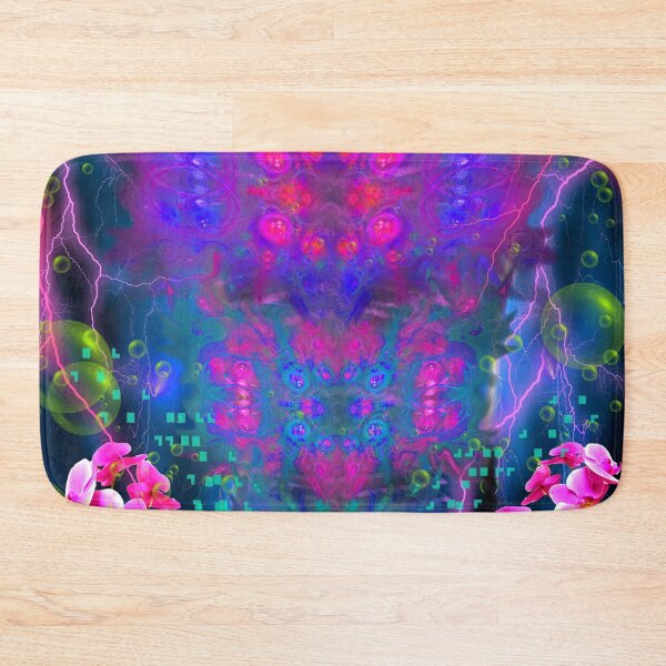 Item preview, Witch Passion Brew (Visionary Flowers Fractals Creepy Dark Purple Art) designed and sold by Discordant Dreams Art.