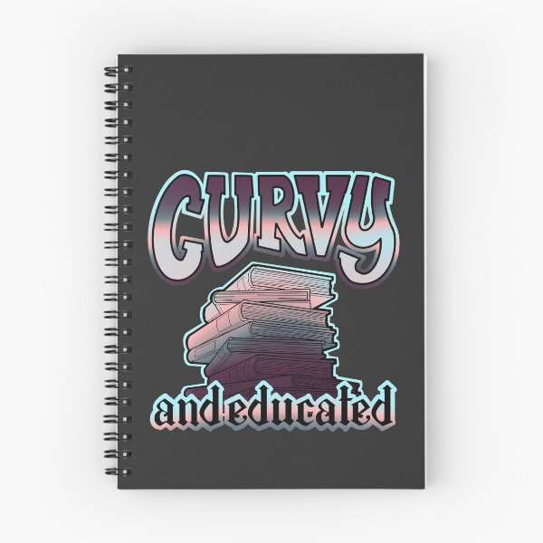 Item preview,  Curvy and educated, stack of books dark designed and sold by weilertsen.