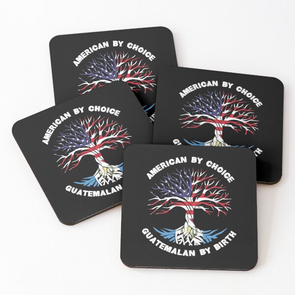 Item preview, Guatemalan By Birth American By Choice, Half Guatemalan Half American Flag, Guatemalan Roots Tree designed and sold by ArtsyloShop.