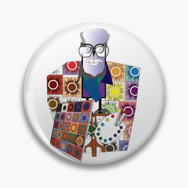 Item preview, Owl as an Artist (T. Fro., 1915-2003 British painter, Hard Edge) Puzzling? Art, Decorative, Kind, Digital, designed and sold by Paszkan.
