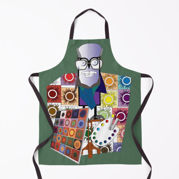 Item preview, Owl as an Artist (T. Fro., 1915-2003 British painter, Hard Edge) Puzzling? Art, Decorative, Kind, Digital, designed and sold by Paszkan.