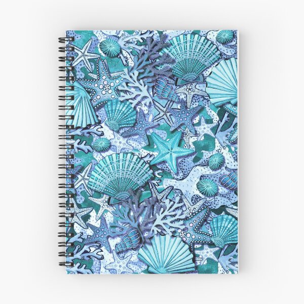 Item preview, Starfish and seashells on coral reef designed and sold by MagentaRose.