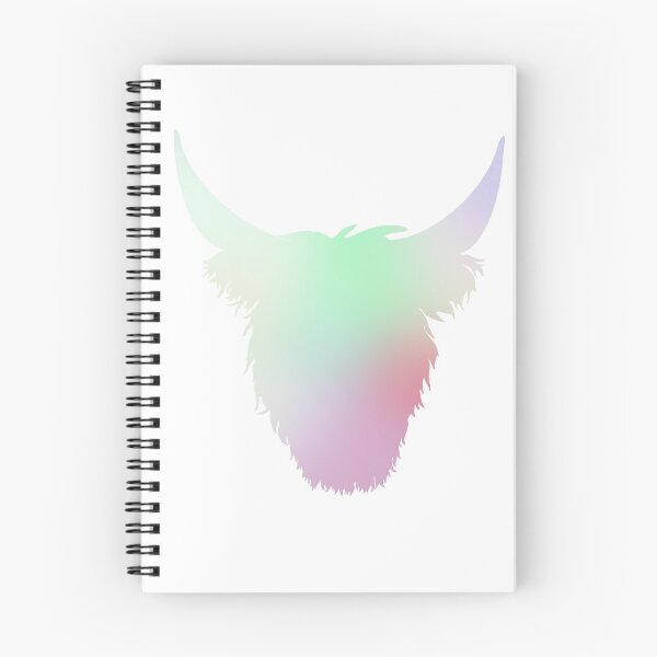 Item preview, Highland cow neon colors | animal illustration art | designed and sold by Rinse van Ham.