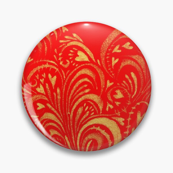 Item preview, Golden-red heart -seamless pattern designed and sold by Olga Vialkova.