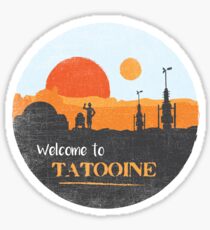 Welcome to Tatooine Sticker
