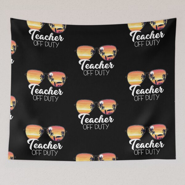 Item preview, Teacher Off Duty Sunglasses Beach Sunset 70's 80's 90's designed and sold by ZimbomDesigner.