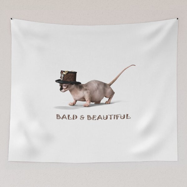 Item preview, Hairless Cat (Bald And Beautiful) designed and sold by alias6.