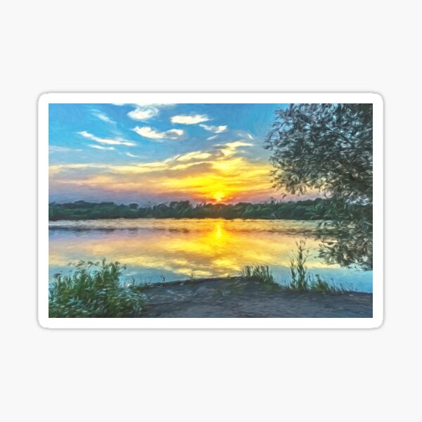 Item preview, An Impressionist Sunset designed and sold by IanWL.