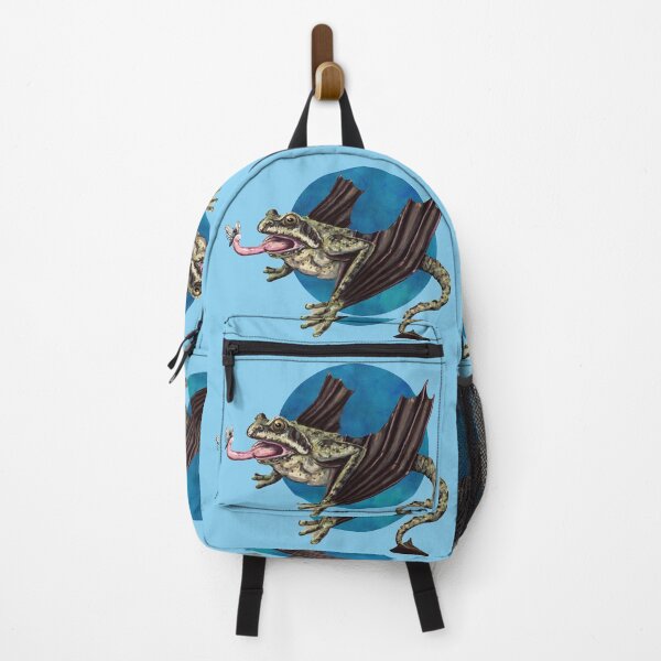 Item preview, llamhigyn y dwr (Welsh mythology evil frog) in blue designed and sold by CharlieCreature.