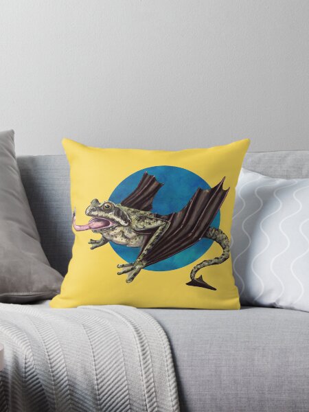 Item preview, llamhigyn y dwr (Welsh mythology evil frog) in yellow designed and sold by CharlieCreature.