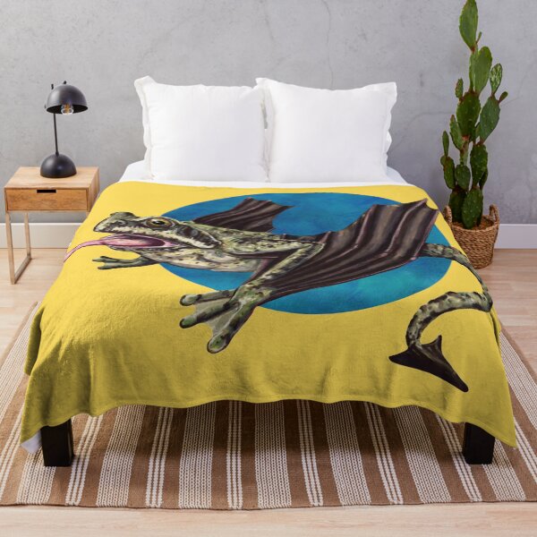 Item preview, llamhigyn y dwr (Welsh mythology evil frog) in yellow designed and sold by CharlieCreature.