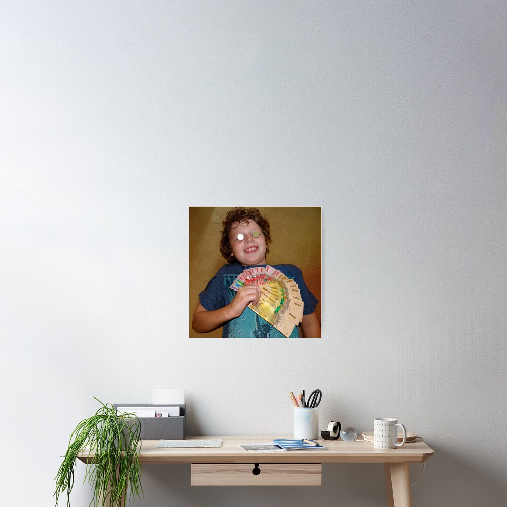 kid with money Poster