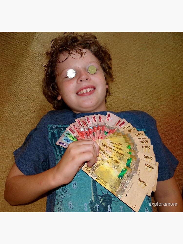 kid with money by exploramum
