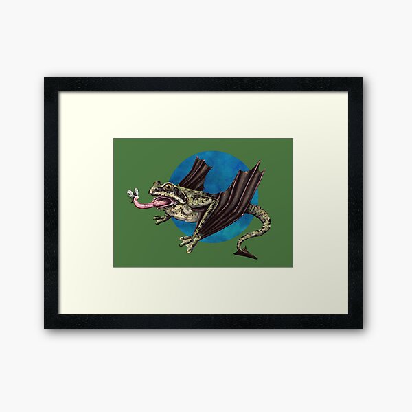Item preview, llamhigyn y dwr (Welsh mythology evil frog) in green designed and sold by CharlieCreature.
