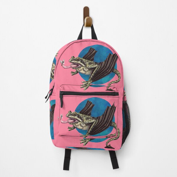 Item preview, llamhigyn y dwr (Welsh mythology evil frog) in pink designed and sold by CharlieCreature.