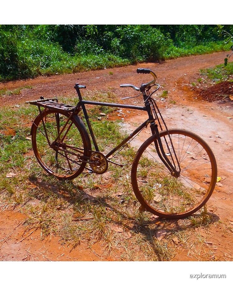 Funda y vinilo para iPad for Sale con la obra La bicicleta sin