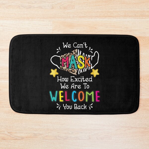 Item preview, We Can't Mask How Excited We Are Back To School Teacher designed and sold by Dressed For  Duty.