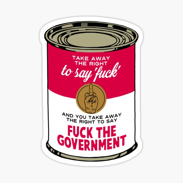The Right to Say Sticker