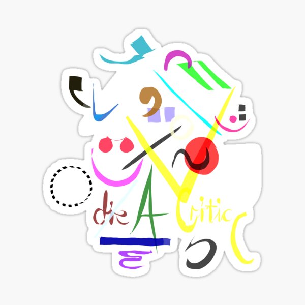 Diacritics Sticker