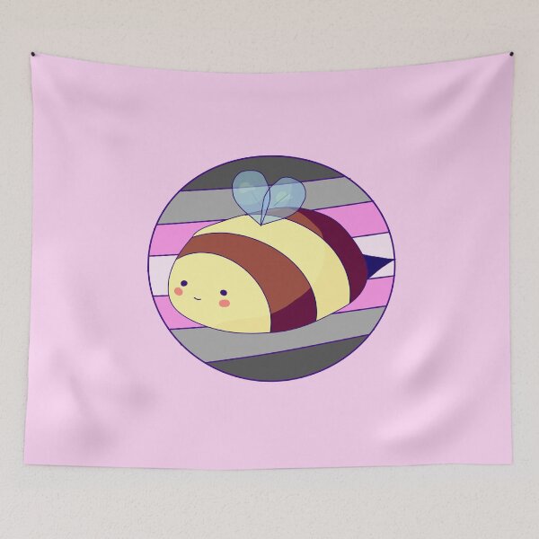 Item preview, Demigirl Pride Bee Design  designed and sold by ForTheFrogWar.