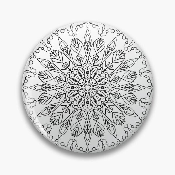 Item preview, Flower mandala for happiness designed and sold by Jenia-t.