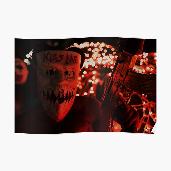 Purge Posters Redbubble - the purge horror night roblox