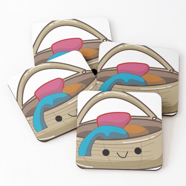 Item preview, cute basket cartoon designed and sold by evildomo.
