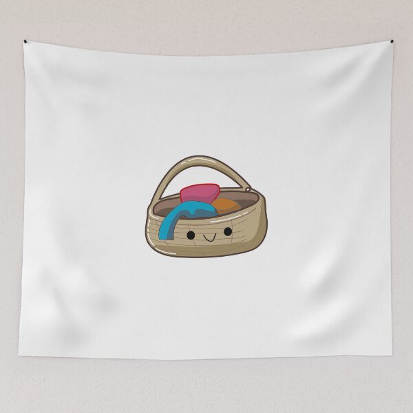 Item preview, cute basket cartoon designed and sold by evildomo.