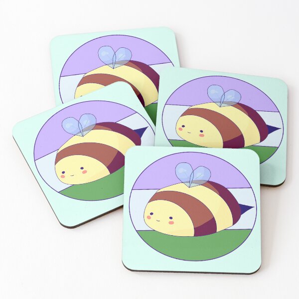 Item preview, Genderqueer Pride Bee Design  designed and sold by ForTheFrogWar.