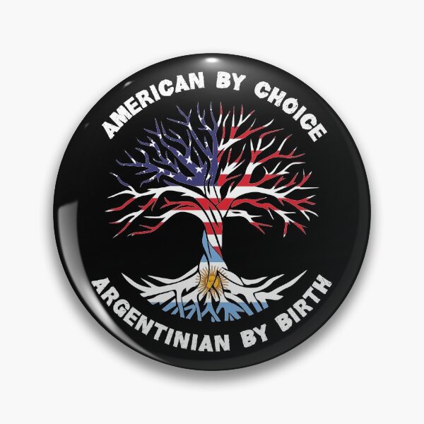Item preview, Argentinian By Birth American By Choice, Half Argentinian Half American Flag, Argentinian Roots Tree designed and sold by ArtsyloShop.