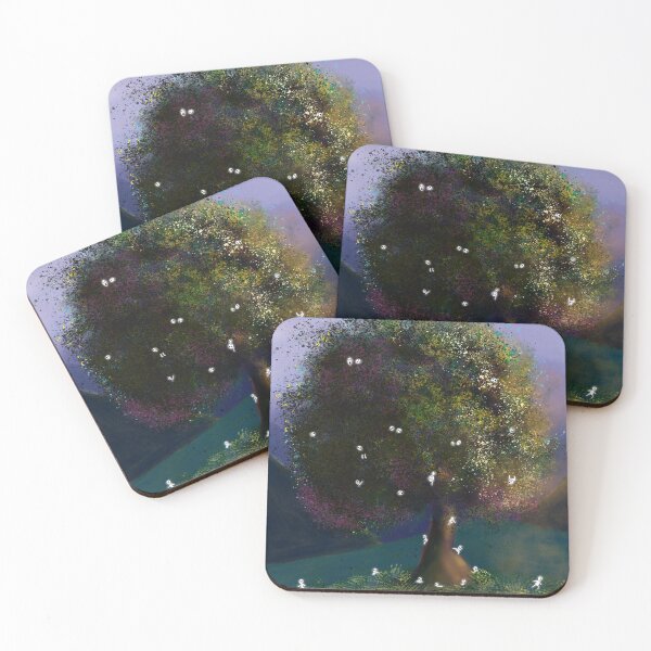 Item preview, Fantastic Tree with Kodama spirit designed and sold by HandLu.