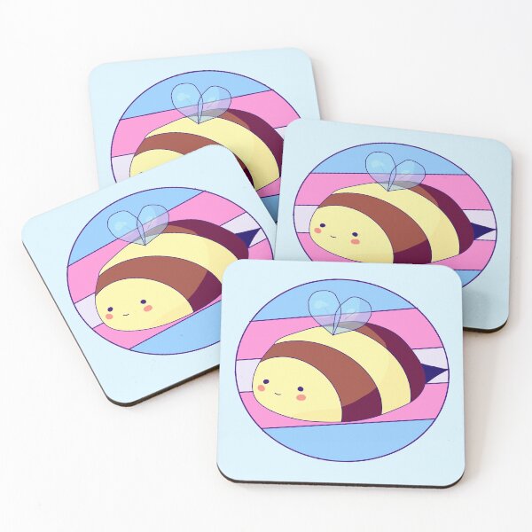 Item preview, Trans Pride Bee Design  designed and sold by ForTheFrogWar.