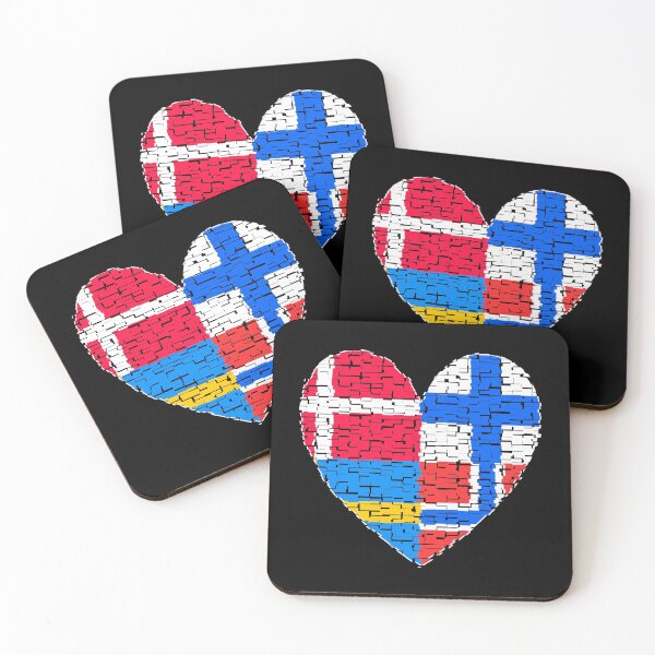 Item preview, Heart Art Scandinavia Norway Sweden Finland Denmark designed and sold by AndiHK.
