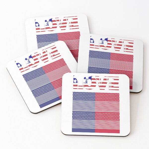 Item preview, USA Flag T-shirt : American Flag on America Shirt/Love Shirt designed and sold by Printoweb.