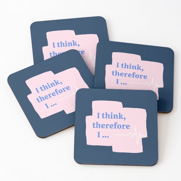 Item preview, I think, therefore I...  designed and sold by IridescentGrape.