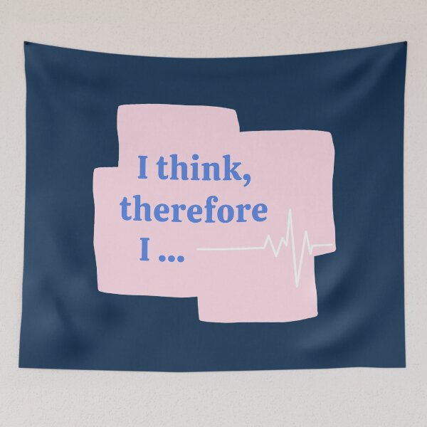 Item preview, I think, therefore I...  designed and sold by IridescentGrape.
