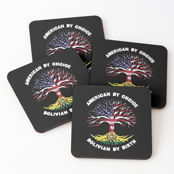 Item preview, Bolivian By Birth American By Choice, Half Bolivian Half American Flag, Bolivian Roots Tree designed and sold by ArtsyloShop.