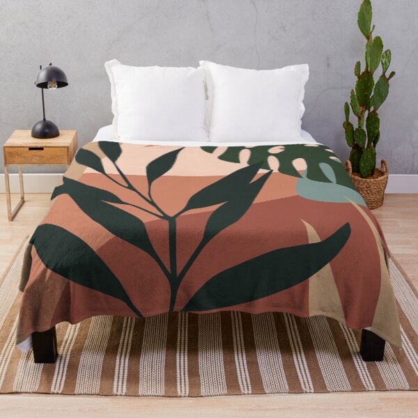 Item preview, Abstract Tropical - Boho Abstract Plant Art designed and sold by Teeline.