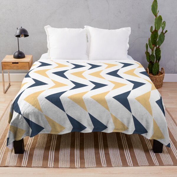 Item preview, Blue and yellow triangles pattern designed and sold by MJSemedo.