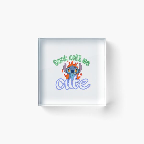 Item preview, Dont call me cute art designed and sold by Hooria-awan.
