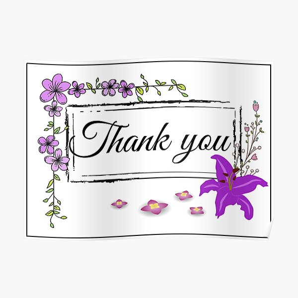 Thank You Nurse Posters for Sale | Redbubble