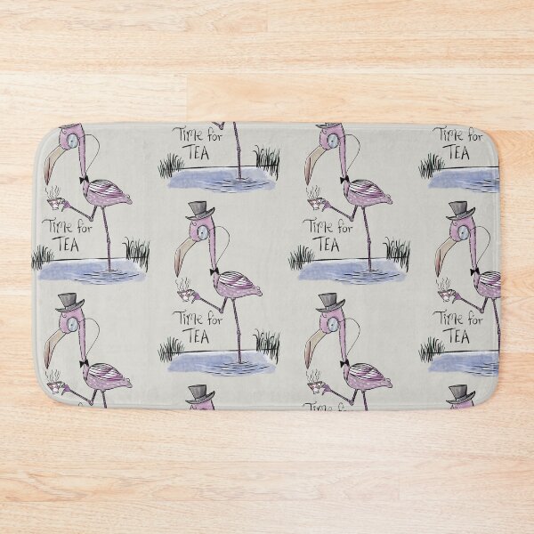 Item preview, Time for tea posh flamingo designed and sold by Matt Corrigan.