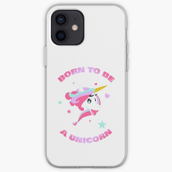 Born to be a Unicorn iPhone Soft Case